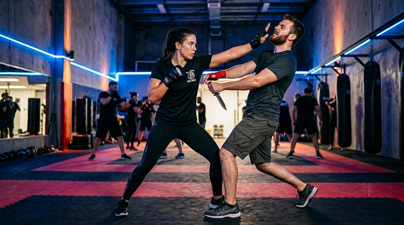 Krav Maga Training im Gym